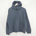 ◇ BEAUTY & YOUTH UNITED ARROWS 裏起毛 ゆったり 長袖 プルオーバー パーカー サイズM ネイビー メンズ P 【中古】