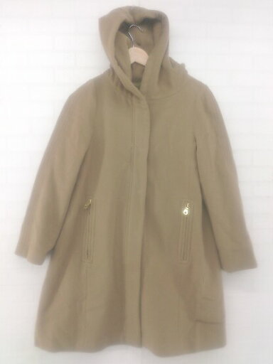 ◇ espeyrac エスペラック イタリア製 ウール混 長袖 コート ベージュ系 レディース P 【中古】 ◇ espeyrac エスペラック イタリア製 ウール混 長袖 コート ベージュ系 レディース P 【中古】