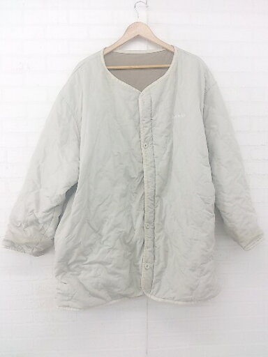 ◇ Lulu&Arnie × MARK GONZALES 長袖 ジャケット ブルゾン サイズXL ライトグレー ブラウン系 レディース メンズ P 【中古】 ◇ Lulu&Arnie × MARK GONZALES 長袖 ジャケット ブルゾン サイズXL ライトグレー ブラウン系 レディース メンズ P 【中古】