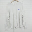 ◇ WHO'S WHO gallery COOPER PARK プリント 長袖 Tシャツ カットソー サイズF ホワイト メンズ レディース P 【中古】