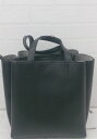 ◇ ◎ nano universe ナノユニバース スクエア シンプル ミニトート バッグ ブラック レディース P 【中古】