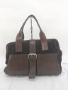 ◇ STRENESSE GABRIELE STREHLE がま口 ハンド バッグ ブラウン レディース P 【中古】