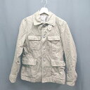 ◇ THE SHOP TK MIXPICE ボタン 裏地 胸ポケット シンプル オシャレ 厚手 長袖 シャツ サイズ2 ブラウン レディース E 【中古】