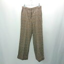 ◇ URBAN RESEARCH DOORS センタープレス フロントファスナー ポケット スラックス サイズ36 ブラウン メンズ E 【中古】(4)