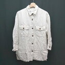 ◇ Simplicite シンプリシテェ はおり シンプル 無地 着回し カジュアル 長袖 シャツ 表記なし ホワイト レディース E 【中古】(4)