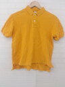 ◇ Dior junior ディオール ジュニア キッズ 子供服 シンプル 無地 半袖 ポロシャツ サイズ160A オレンジ系 メンズ P 【中古】