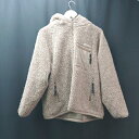 ◇ MILKFED. ミルクフェド ボア生地 フード オーバーサイズ 長袖 ブルゾン サイズS ブラウン レディース メンズ E 【中古】
