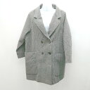 ◇ select moca ジャケット ガーリー ピー ダブルボタン アウター 冬物 長袖 コート サイズFREE グレー レディース E 【中古】(4)
