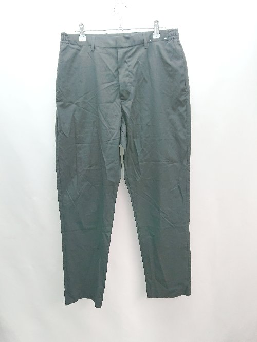 ◇ UNIQLO ユニクロ シンプル 無地 カジュアル ロングパンツ サイズ5 ブラック レディース E 【中古】