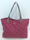 ◇ ◎ Daily russet デイリー ラシット 総柄 大人女子 トート ハンド バッグ ワイン系 レディース P 【中古】