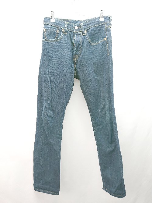 ◇ Levi's リーバイス フロントボタン 現行モデル カジュアル オシャレ ジーンズ サイズW28 ネイビー レディース E 【中古】