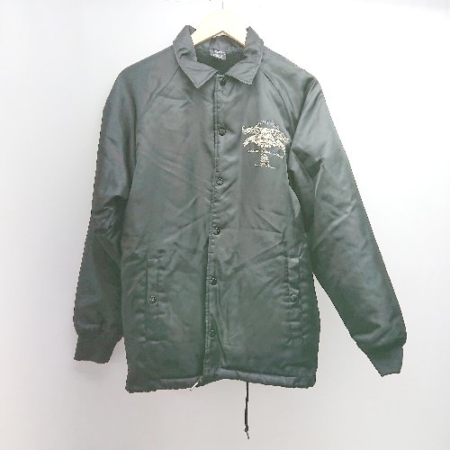 ◇ VolumeOriginal NaturalBornNaughty 冬物 前ボタン閉め 長袖 スタジャン サイズM ブラック メンズ E 【中古】 ◇ VolumeOriginal NaturalBornNaughty 冬物 前ボタン閉め 長袖 スタジャン サイズM ブラック メンズ E 【中古】