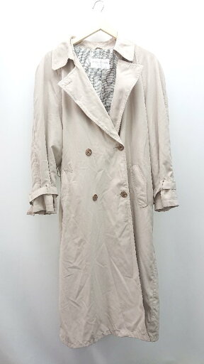 ◇ JONES NEW YORK ダブルボタン バックスリット ロング丈 裏地付き 長袖 アウター 表記なし ベージュ レディース E 【中古】 ◇ JONES NEW YORK ダブルボタン バックスリット ロング丈 裏地付き 長袖 アウター 表記なし ベージュ レディース E 【中古】