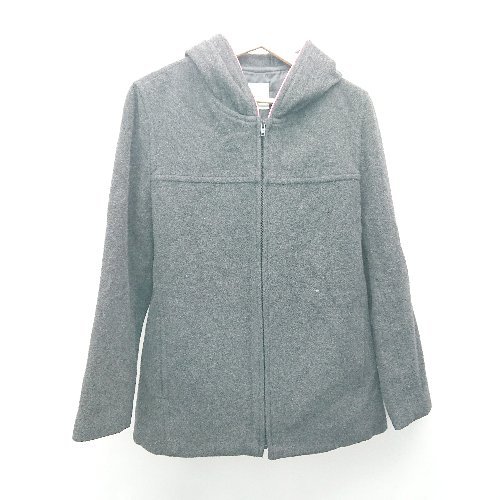 ◇ cool la vie ジップアップ フード 防寒 秋冬 シンプル 長袖 コート 表記なし ブラック レディース E 【中古】 ◇ cool la vie ジップアップ フード 防寒 秋冬 シンプル 長袖 コート 表記なし ブラック レディース E 【中古】