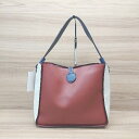 ◇ ◎ ●未使用● natural beauty basic ワンショルダー レトロ トート バッグ レッド/ホワイト/マルチ レディース E 【中古】