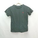 ◇ GRAMICCI カジュアル シンプル キッズ 子供服 刺繡 半袖 Tシャツ サイズ150 ブラック メンズ E 【中古】