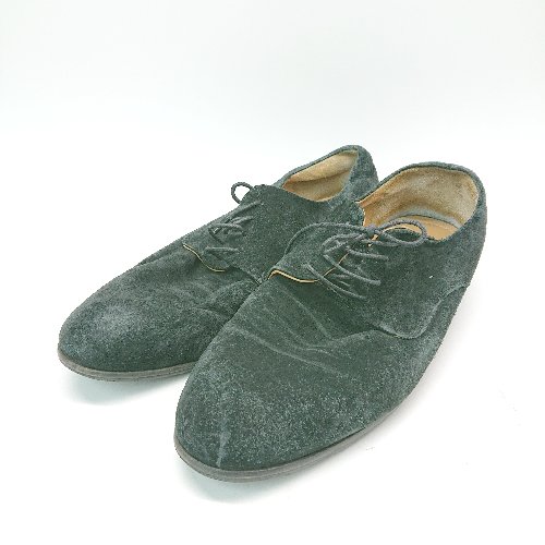 ◇ shoo in shoe スタンダード プレーントゥ スエード カジュアル シューズ サイズ44 ブラック メンズ E 【中古】