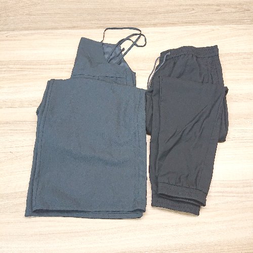 ◇ 《 GU ジーユー まとめ売り2点セット サイズL ウエストゴム 無地 シンプル オールインワン/パンツ レディース 》 E 【中古】