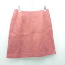 ◇ PROPORTION BODY DRESSING バックファスナー 無地 シンプル ひざ丈 タイト スカート サイズ3 ピンク レディース E 【中古】(4)