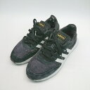 ◇ adidas アディダス SPG753001 3本ライン ブランドロゴ スニーカー サイズ240 ブラック レディース E 【中古】