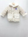◇ Champion キッズ 子供服 コーデュロイ 裏ボア 長袖 ジャケット サイズ80 ベージュ レディース メンズ P 【中古】