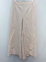 ◇ LOUNGEDRESS ラウンジドレス 大人女子 タック ワイド パンツ サイズ0 ピンクベージュ系 レディース P 【中古】