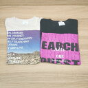 ◇ 《 gene heavens まとめ売り2点セット 表記なし カジュアル 前面プリント クルーネック Tシャツ メンズ 》 E 【中古】
