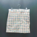 ◇ THEATRE PRODUCTS フロントファスナー キュロットスカート カラフル ショートパンツ 表記なし ピンク レディース E 【中古】