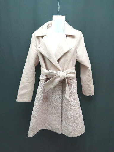 ◇ ◎ tocco closet フロントボタン 花柄レース 秋冬向け フェミニン 長袖 コート サイズM ピンク レディース E 【中古】 ◇ ◎ tocco closet フロントボタン 花柄レース 秋冬向け フェミニン 長袖 コート サイズM ピンク レディース E 【中古】