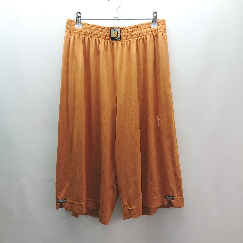 ◇ IN THE PAINT カジュアル ウエストゴム テロテロ 光沢感 ハーフパンツ 表記なし オレンジ メンズ E 【中古】