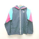 ◇ UMBRO アンブロ フロントジップ カジュアル スポーティ 長袖 パーカー サイズS ネイビー系 レディース E 【中古】