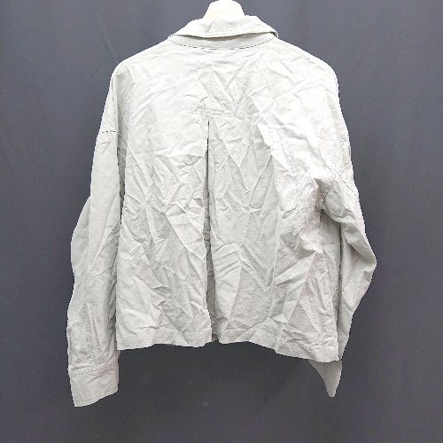 ◇ SELECT MOCA フロントボタン カジュアル オーバーサイズ 長袖 ジャケット サイズF ライトグリーン レディース E 【中古】