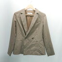 ◇ NATURAL BEAUTY BASIC ポリエステル100% フロントボタン 綺麗め 長袖 ジャケット サイズS ブラウン レディース E 【中古】|詳細画像