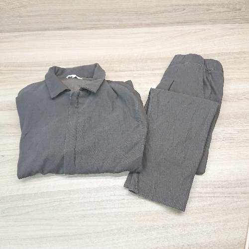 ◇ ASTRONOMY アストロノミー - セットアップ 起毛 ウエストゴム ジャケット パンツ サイズM ブラウン メンズ E 【中古】