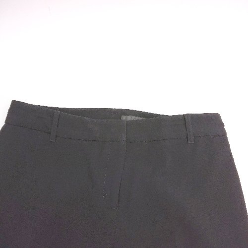 ◇ ICB アイシービー 無地 センタープレス シンプル スラックス サイズ6 ブラック レディース E 【中古】