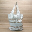 ◇ OPAQUE.CLIP オペーク ドット クリップ 薄手 プリント 総柄 シンプル おしゃれ トートバッグ ベージュ レディース E 【中古】