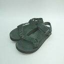 ◇ Teva テバ オープントゥ マジックテープ 夏 アウトドア シンプル サンダル 表記なし ブラック レディース E 【中古】