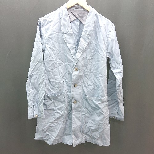 ◇ MONKEY TIME モンキータイム Vネック ボタン 薄手 シンプル オシャレ 長袖 コート サイズM ブルー レディース E 【中古】 ◇ MONKEY TIME モンキータイム Vネック ボタン 薄手 シンプル オシャレ 長袖 コート サイズM ブルー レディース E 【中古】