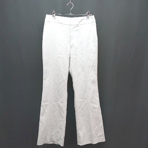 ◇ IENA センタープレス オフィスカジュアル きれいめ スラックス サイズ36 ライトグレー レディース E ..