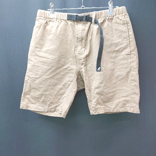 ◇ Rocky Monroe ウエストゴム フロントファスナー ベルト付き ショートパンツ サイズM ブラウン メンズ E 【中古】 ◇ Rocky Monroe ウエストゴム フロントファスナー ベルト付き ショートパンツ サイズM ブラウン メンズ E 【中古】