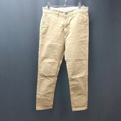 ◇ urban research カジュアル ボトムス ストレート ジップフライ パンツ サイズM ブラウン レディース E 【中古】