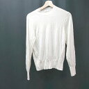 ◇ loeff カジュアル プルオーバー ウール100% 冬向け 秋向け 長袖 ニット 表記なし ホワイト レディース E 【中古】