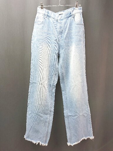 ◇ JLP フロントファスナー ワイドパンツ カジュアル ジーンズ サイズL ブルー レディース E 【中古】 ◇ JLP フロントファスナー ワイドパンツ カジュアル ジーンズ サイズL ブルー レディース E 【中古】
