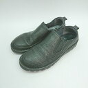 ◇ KOBE dola ラウンドトゥ ミッドカット 無地シンプル ゴム入り スニーカー サイズ23.5 ブラック レディース E 【中古】(4)