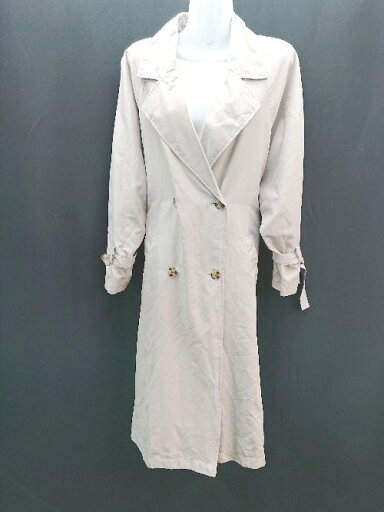 ◇ ◎ naturalcouture ナチュラルクチュール 春秋仕様 生地薄手 長袖 トレンチコート サイズM ベージュ レディース E 【中古】 ◇ ◎ naturalcouture ナチュラルクチュール 春秋仕様 生地薄手 長袖 トレンチコート サイズM ベージュ レディース E 【中古】