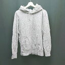 ◇ UNIQLO ユニクロ フーディー 無地 裏毛 シンプル 長袖 パーカー サイズM グレー レディース E 【中古】