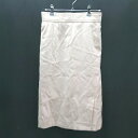 ◇ UNITED ARROWS バックファスナー スリット 裏地あり 膝丈 タイト スカート サイズ36 アイボリー レディース E 【中古】