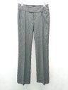 ◇ PROPORTION BODY DRESSING ストライプ センタープレス シンプル スラックス サイズ2 ブラック レディース E 【中古】