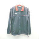 ◇ FILA フィラ ハーフジップ カジュアル スポーツ 運動 長袖 ジャージ サイズM ネイビー メンズレディース E 【中古】