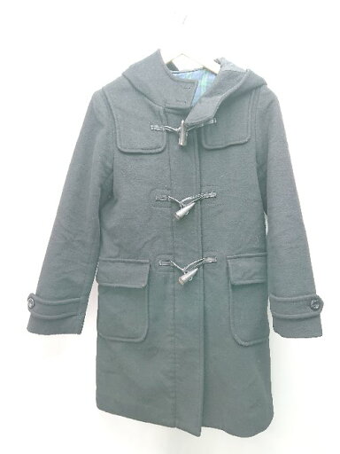 ◇ URBAN RESEARCH ROSSO 無地 フルジップ フーディー 長袖 ダッフルコート サイズFREE ブラック レディース E 【中古】 ◇ URBAN RESEARCH ROSSO 無地 フルジップ フーディー 長袖 ダッフルコート サイズFREE ブラック レディース E 【中古】